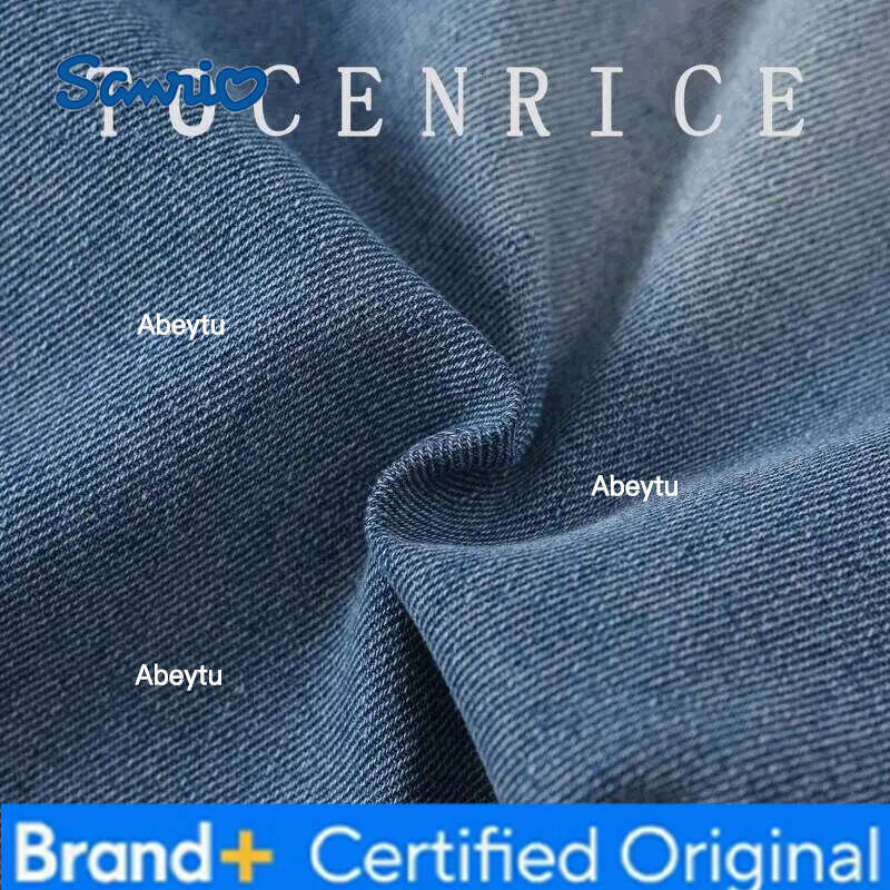 Sanrio Hello Kitty Denim Jeans for Little Girls Long Pants Spring Autumn Loose Fit Wide Leg Fashionable Cartoon New Style 2026 H260206