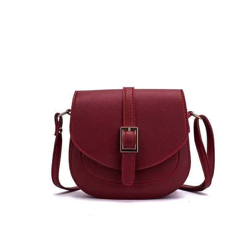 Factory Direct Sales 2025 New Fashion Versatile Semi-shaped Saddle Belt Model Single Shoulder Span Women's Bag XJ260129