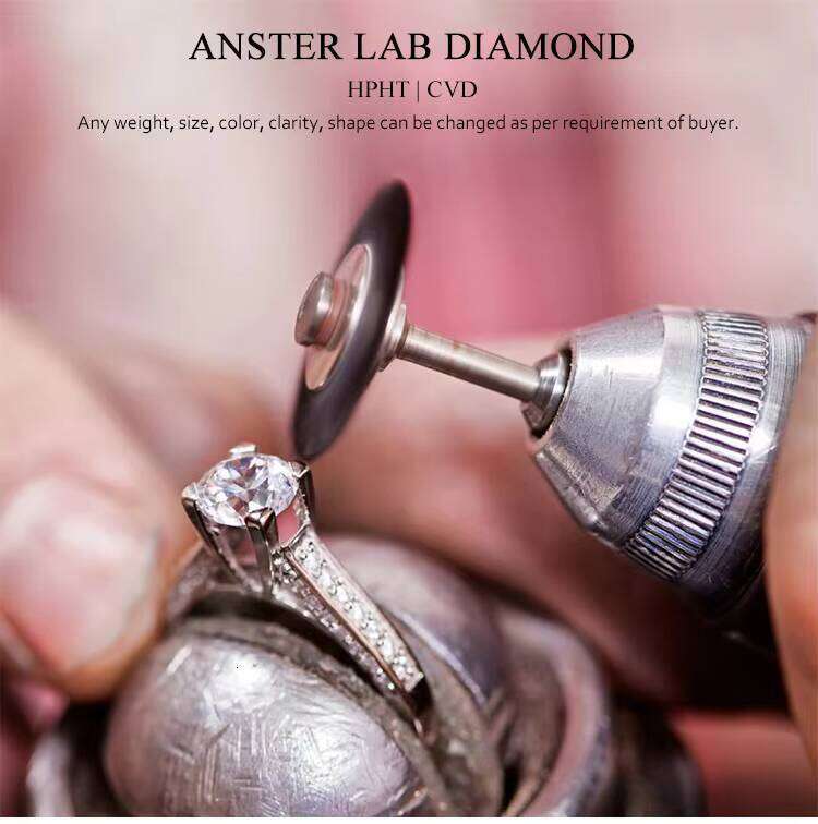 14K/18K Platinum White Gold 0.1Ct 0.2Ct Emerald Cut DE VVS Lab Grown Diamond Band Eternity Ring