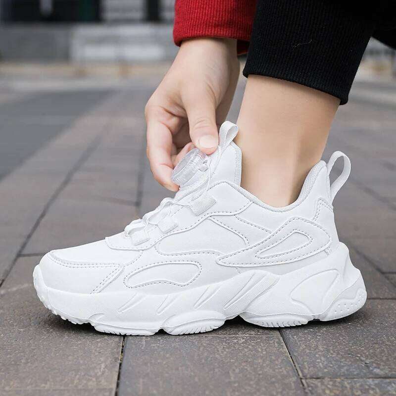 White Girls Children New Spring Summer Platform Casual Sneaker Running Sports Tennis Kids Shoes for Girl 26Y0206