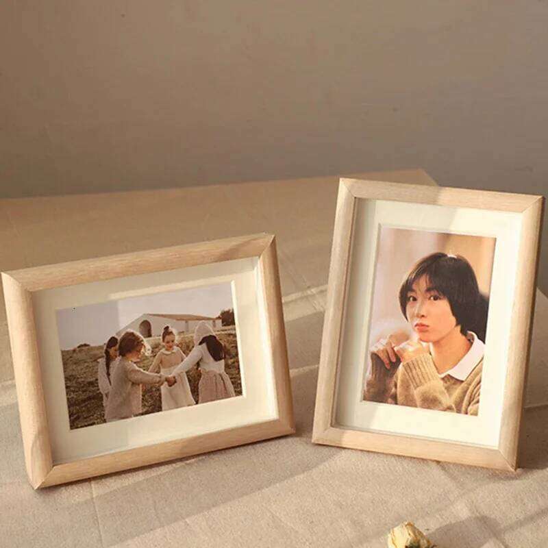 Diy Creative Nordic Family Wedding Photo Frame Office Table Modern Design Porta Retrato Home Accessories For Bedroom S260205