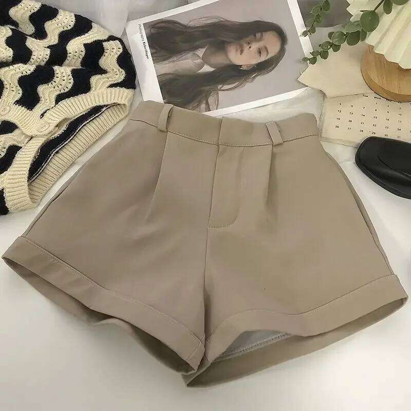 Women Shorts All-match Fashion New Arrival Solid Summer Casual Slim High Waist Korean Style Young Comfortable Daily Shopper Fit XJ260206