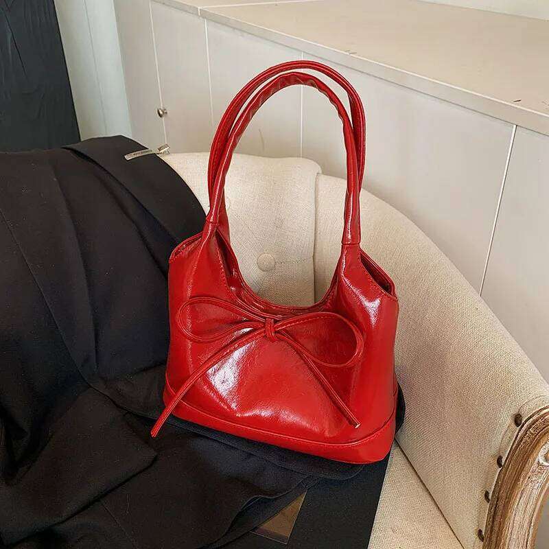 Bow Knot Crossbody for Bucket Bag Trendy Women Shoulder Bags Fashionable Casual Purse and Handbags Sac Y260205