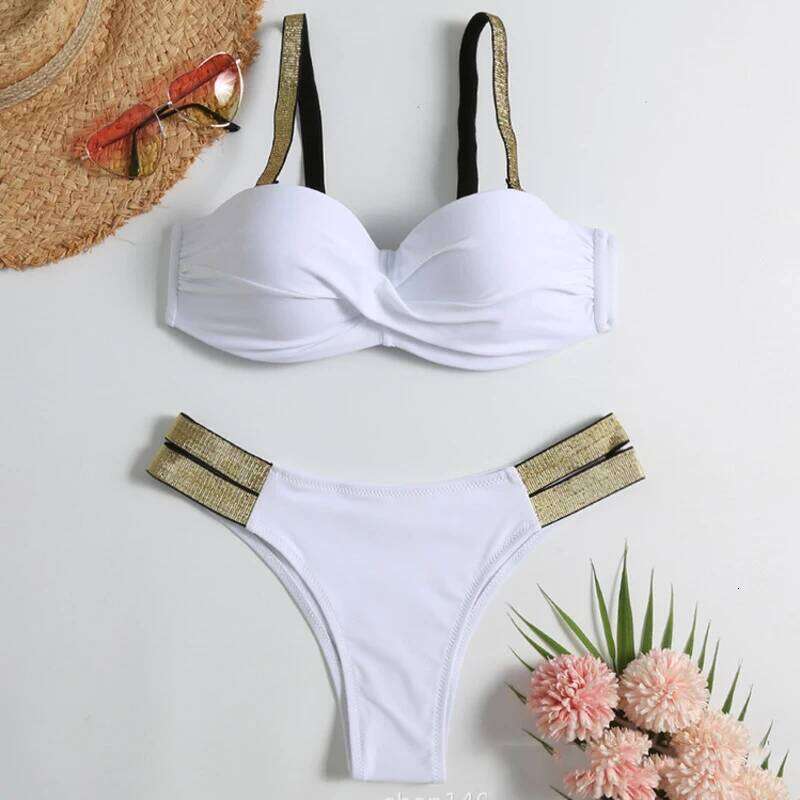 Summer Sexy Bikinis Push Up Swimsuits Women's Swimwear For Female Beach Swim Wear Bathing Suits Brazilian Bikini Set Pool Bather XJ260206