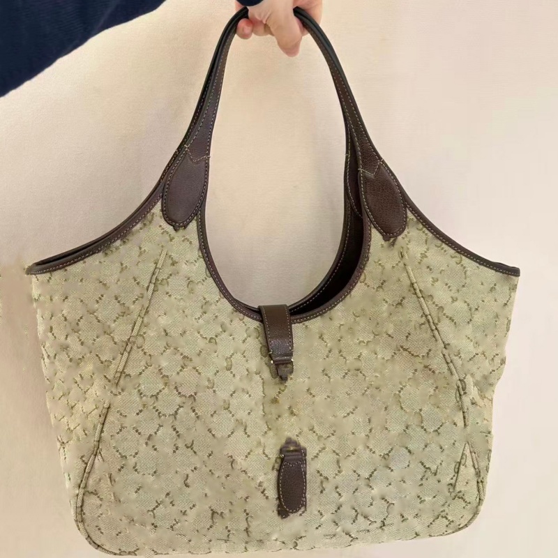 Designer Mercato Medium Tote Bag Woman Luxury Leather Canvas Brera Large Crossbody Bag Shoulder Bag Classic Old Flower Handbag Ophidias Bag Purse Top