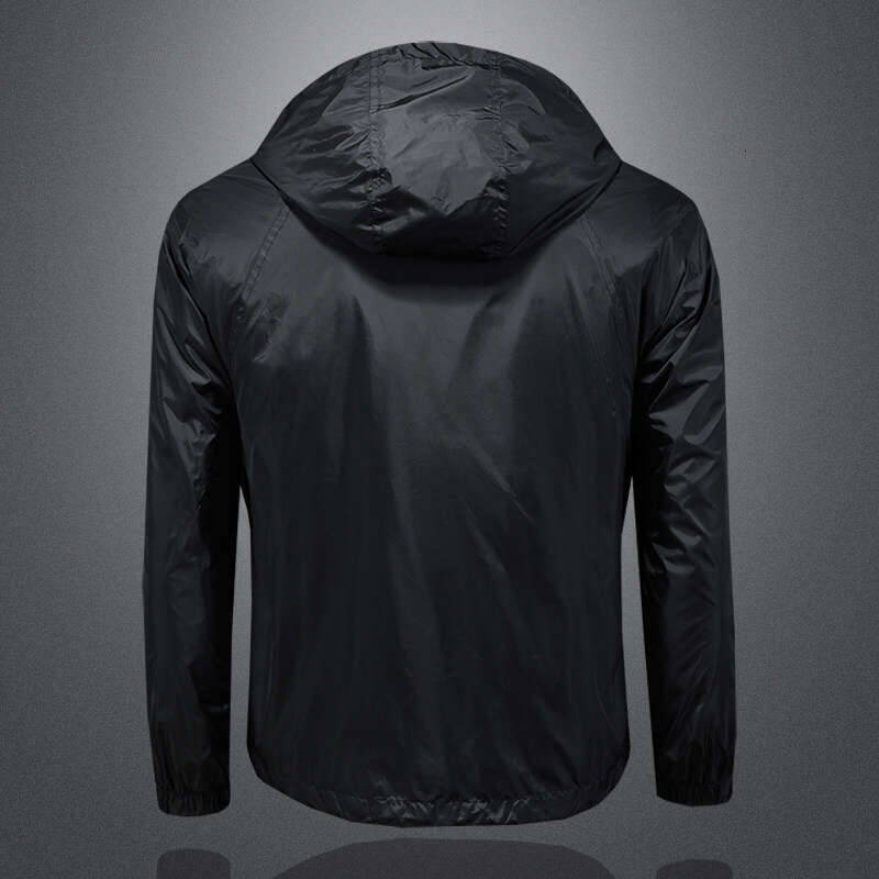 New Casual Hooded Versatile Jacket Coat European Goods Men's Spring Fashion Light Luxury Trendy Brand Top Men