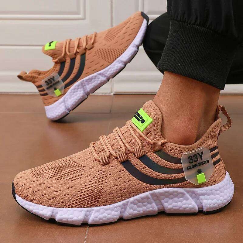 Lightweight Mesh Fashionable Soft Comfortable Breathable Unique Design Casual Outdoor Training Sports Shoes Unisex