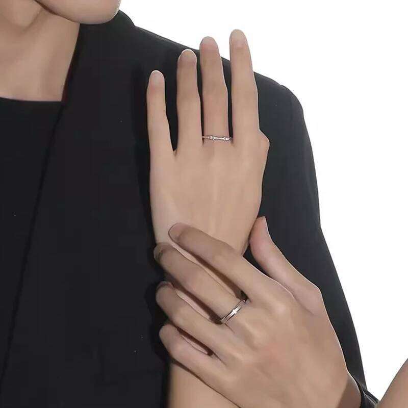 New Silver Stackable Infinite Simple Elegant Stars For Women Original Wedding Ring Jewelry Gift W260206