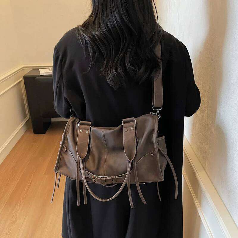 Large Capacity Tote Bags Shoulder Fashionable Versatile Purse and Handbags Simple Crossbody Bag for Women Y260205