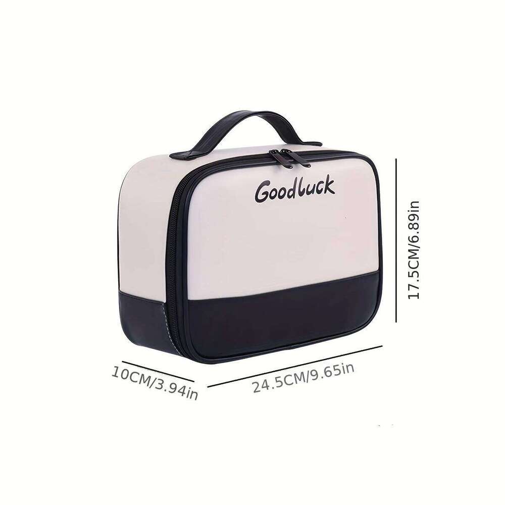 PU Bag For Women, Beauty Cosmetics Storage Bag, Makeup Brush Organizer, Business Travel Toiletries Sorting Bags Y260206