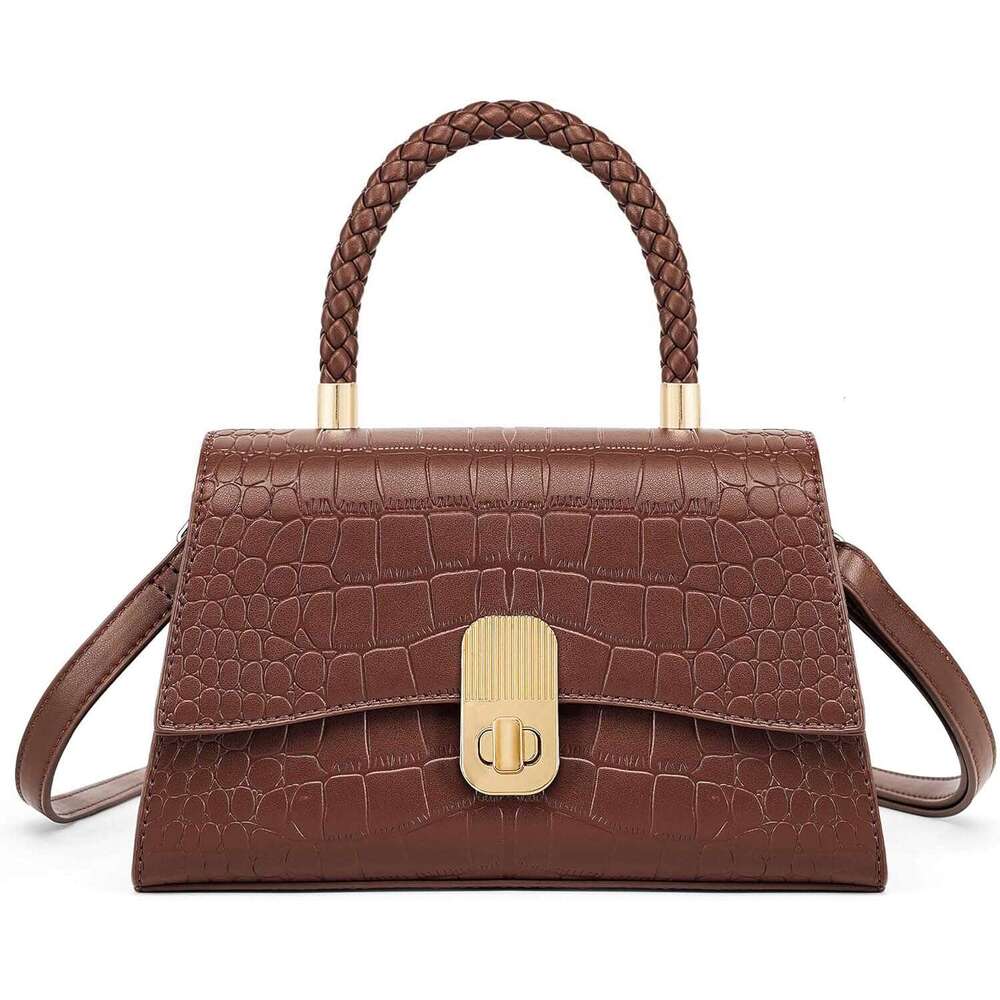 Top Handle Handbags For Women Small Satchel Crossbody Bag Purse With Detachable Strap