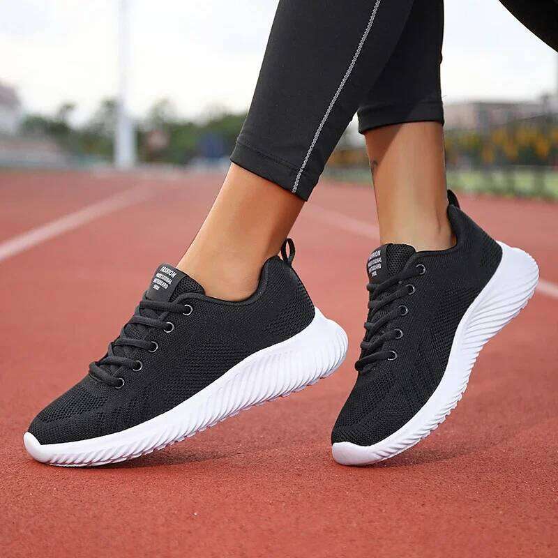 Women Sneaker Breathable Casual Running Sports Summer 2024 Jogging Walking Ladies Platform Sneakers Female Shoes