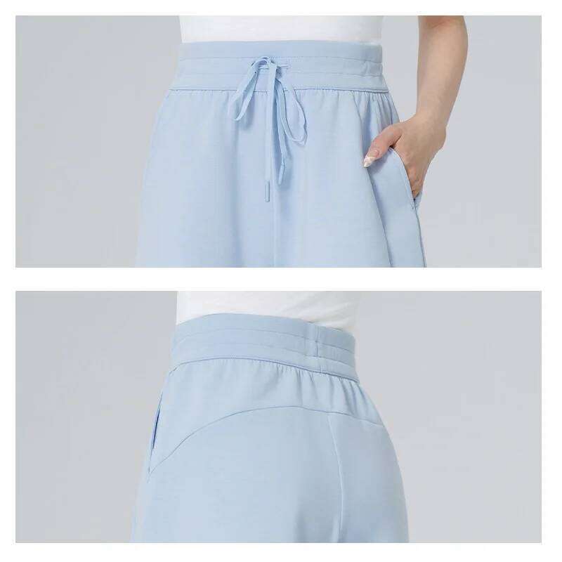 Women Sports Fitness Short Workout Gym Running Pants Summer Adjustable High Waist Causal Thin Quick Drying Shorts XJ260206