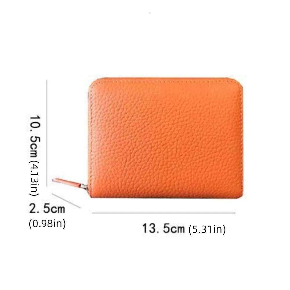Pocket Purse Short Hangging Bag Multiple Slot PU Leather Multi-card Wallet Zipper Colorful Card Holder Women Y260206