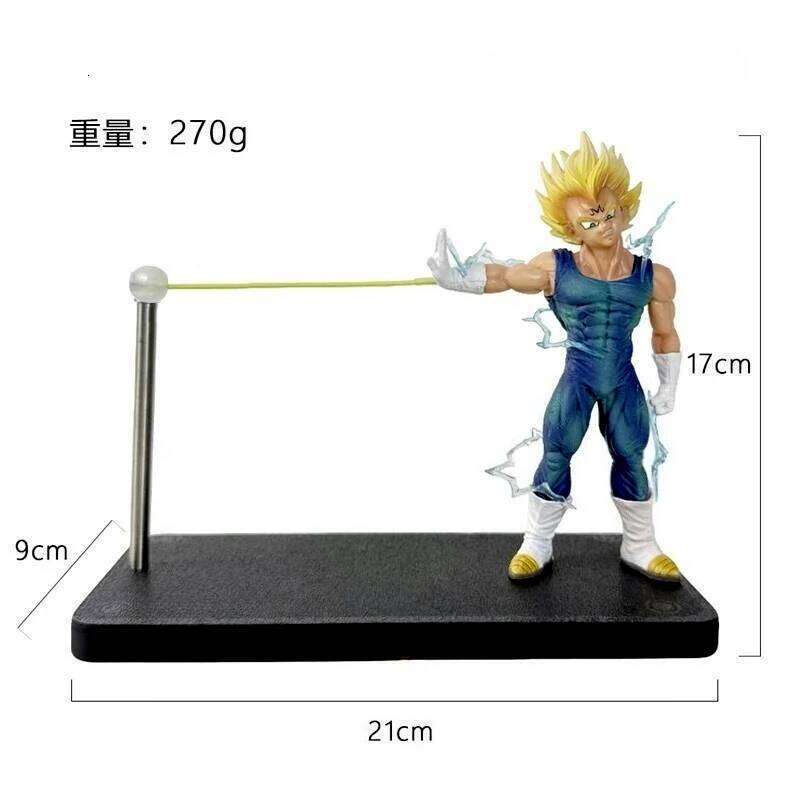 Vegeta Super Saiyan Magnetic Night Light Dragon Ball Z Anime Figure Kids Christmas Birthday Gift Study Goku Ambient Light C260205 - view 7