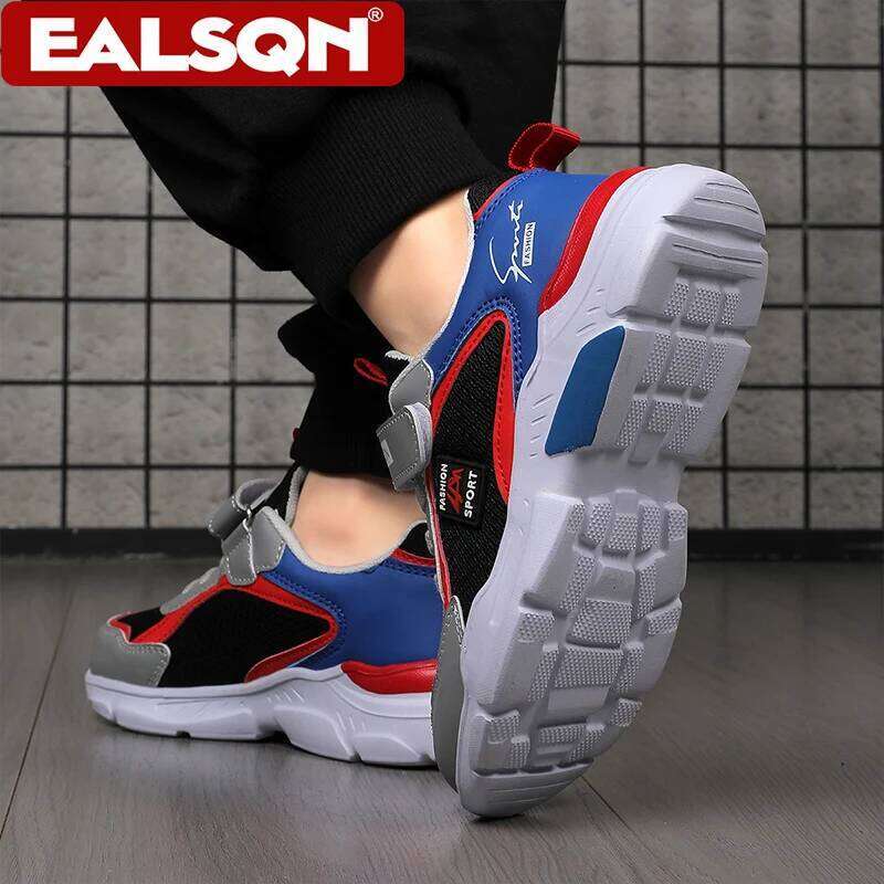 Children's for Boys, Fashionable Mesh Breathable Casual Sports Shoes Lightweight Student's Running Sneakers 26Y0206