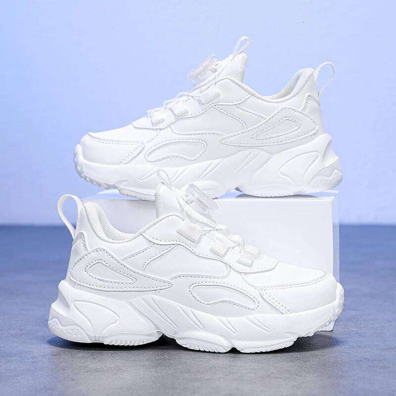 White Girls Children New Spring Summer Platform Casual Sneaker Running Sports Tennis Kids Shoes for Girl 26Y0206