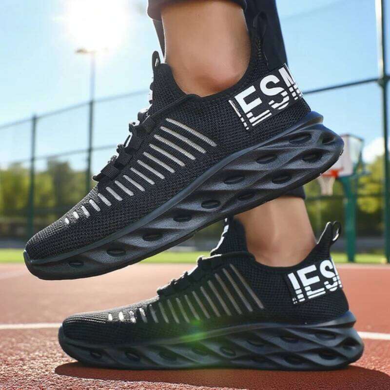 Men's Sneakers Thick Sole Comfortable Casual Lightweight Breathable Brand Running Shoes Luxury Male Tenis Masculino