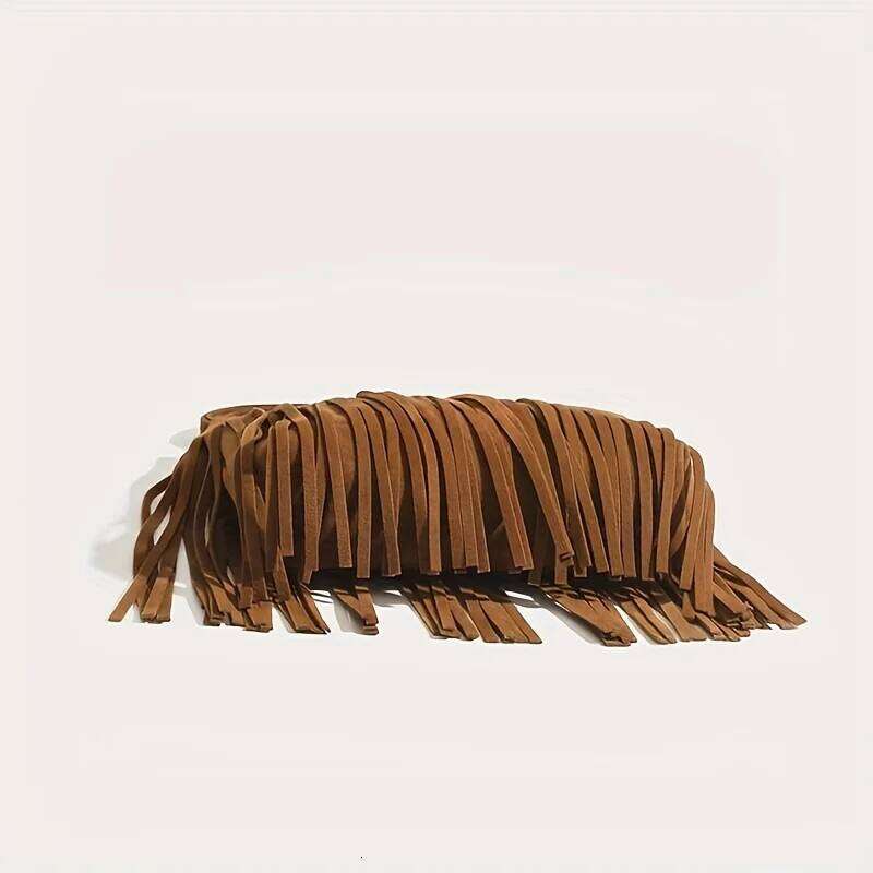 Antique tassel Bohemian-style wallet bag, ethnic-style crossbody bag XJ260129