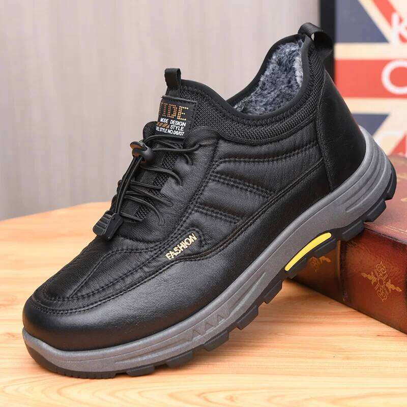 Men's winter snow boots with plush and thickened special price shoe bag shipping fee