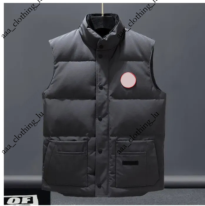 Designer Mans Vest Canadas Coat Gooseman White Duck Down Jacket Men Gilet Fashion Hip Hop Quilting Canada Winter Jacket Luxury Puffer Brand Coat Sleeveless 7fc dc1