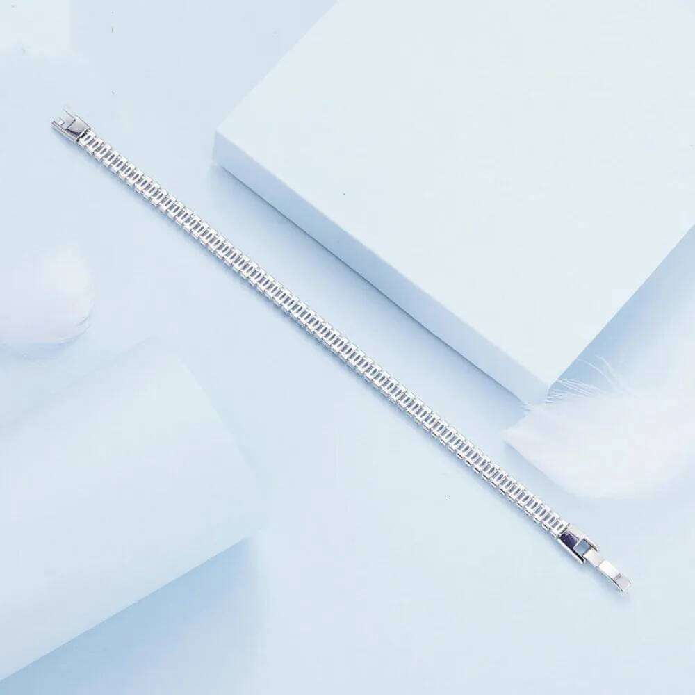 BuyeeSilver Female Bracelet for Women White Crystal Fashion Wedding Fine Jewelry Bracelets Gift 26H0206