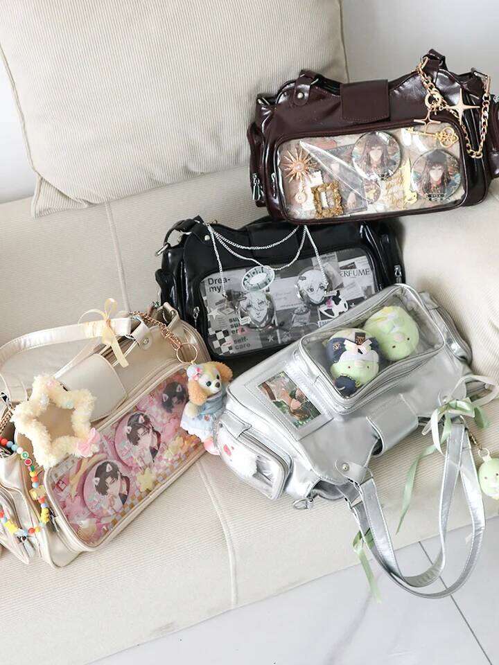 Original Daily underarm Versatile Messenger bags Transparent Bag for Female handbag designer bag Y260205