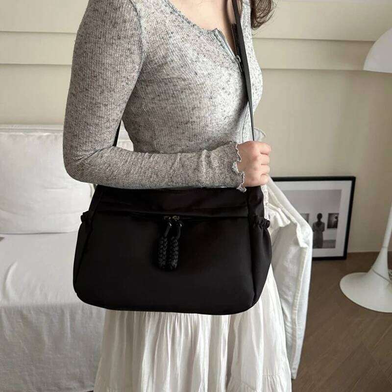 The Neutral Color Suitable for Daily Commuting and Going to School It Is Cross-Body Bag or a Student Bag. XJ260129