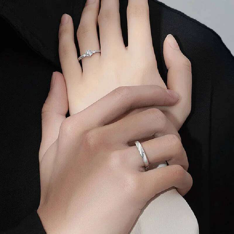 FORWELL Adjustable Rings Set Best Friends Chic Matching Couple Jewelry Unique Valentine's Day Birthday Gift for Her W260206