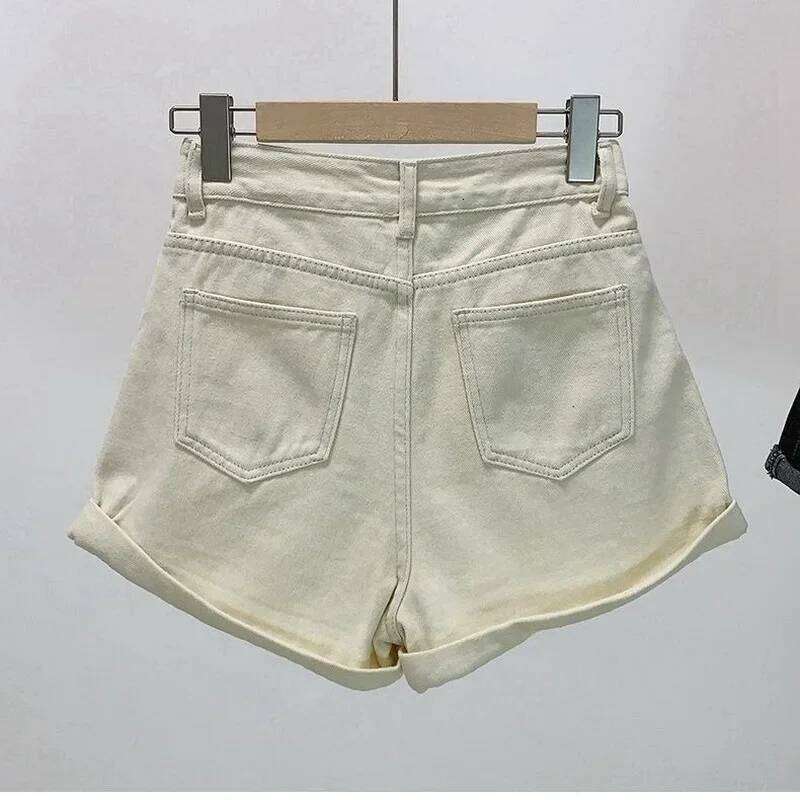 Ins Shorts Women Denim Vintage Summer Basic Simple All-match Hot Sale High Waist Leisure Ulzzang Ladies Streetwear Chic Classic H260206