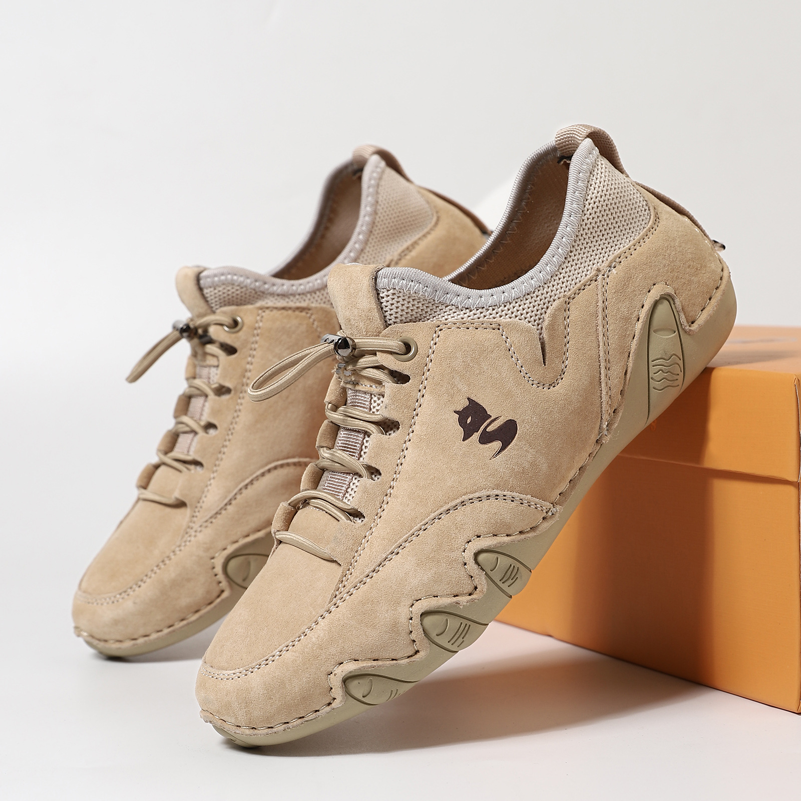 Cross border independent station hot selling plus size women's shoes outdoor casual shoes autumn and winter season top layer real leather shoes s