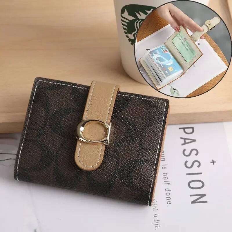 Fashion Anti-theft Credit Holder Neutral Large Capacity Multifunctional Card Bags Simple Casual Short Wallets Y260206