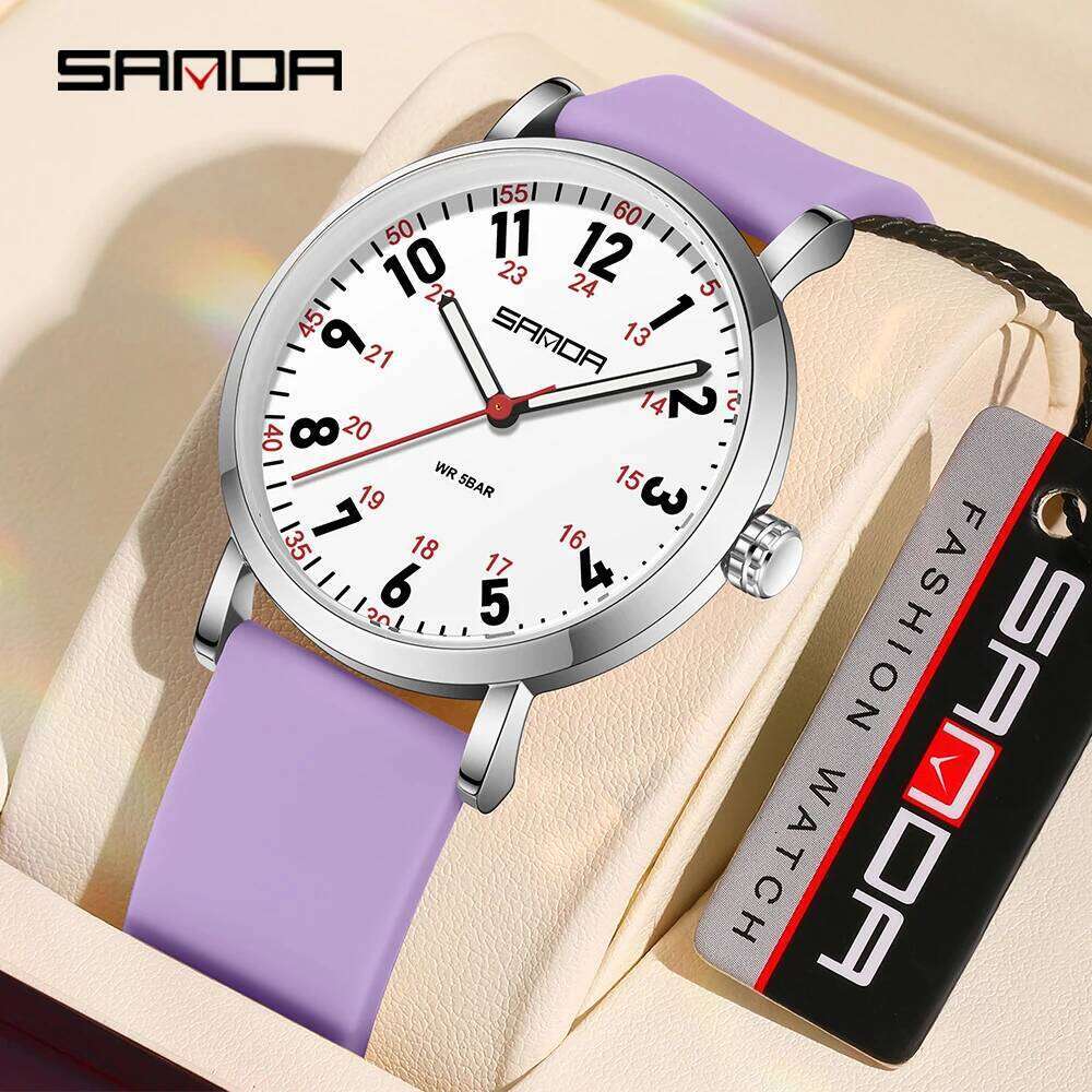 SANDA New 3267 Light Luxury Fashionable Student Quartz Waterproof Simple Temperament Casual Women's Watch Z260206