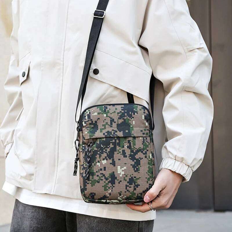 Men's and women's cross-body mini single-shoulder phone bags, camouflage printed designs XJ260129