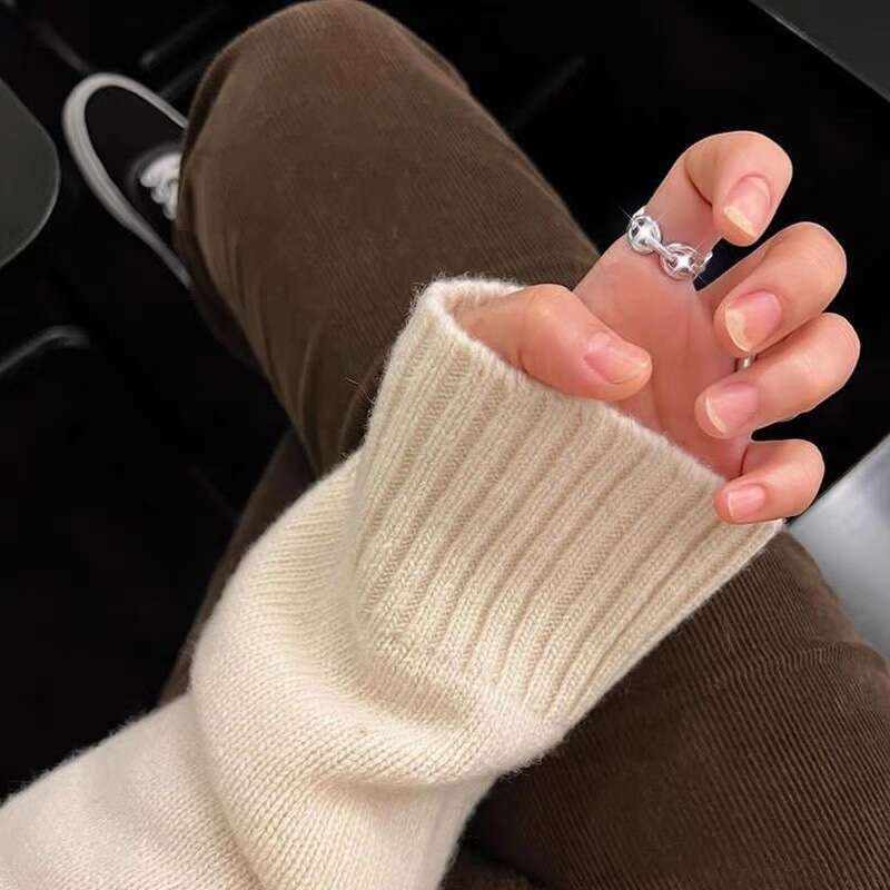 Pig Nose for Women, 18K Rose Gold Plated, Light Luxury, Ins Fashion, Niche Couple Rings, High-end Stackable Index Finger Ring