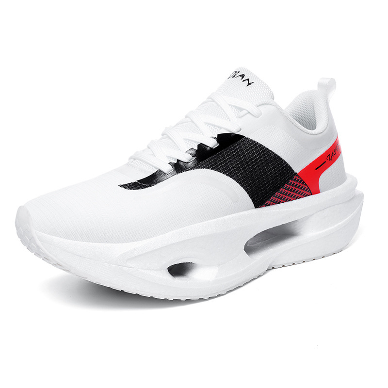 Feidian 5 Real Explosive Carbon Plate Couple Model Marathon Slow Running Functional Sports Men Thin Mesh Walking Shoes Women