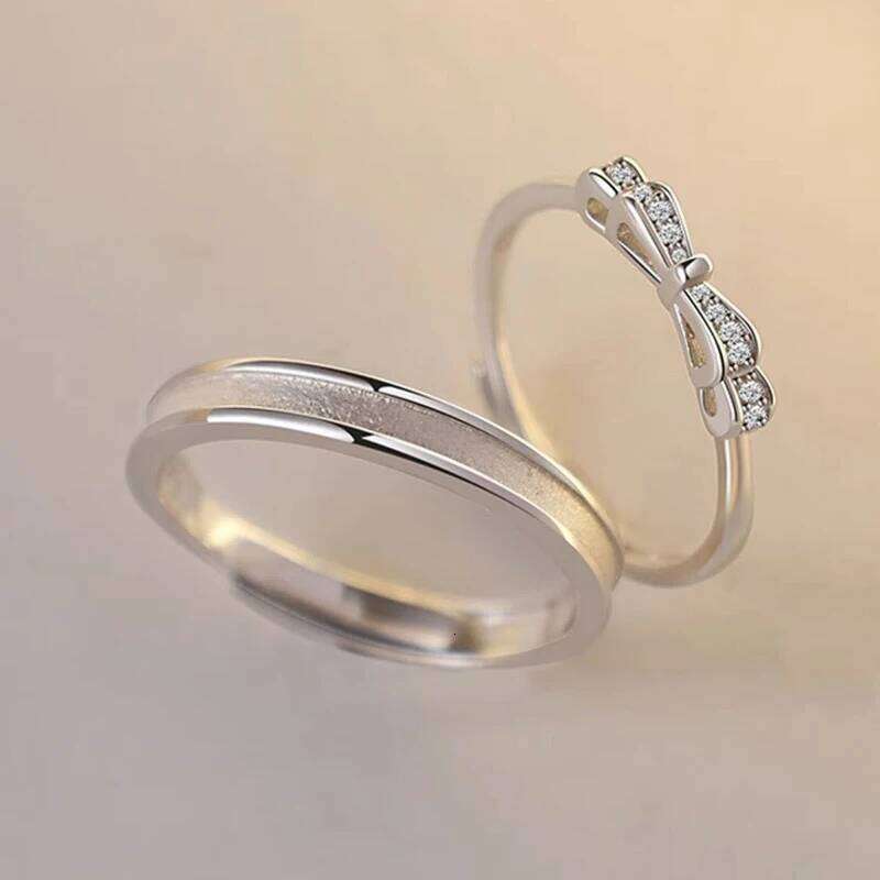New Silver Stackable Infinite Simple Elegant Stars For Women Original Wedding Ring Jewelry Gift W260206