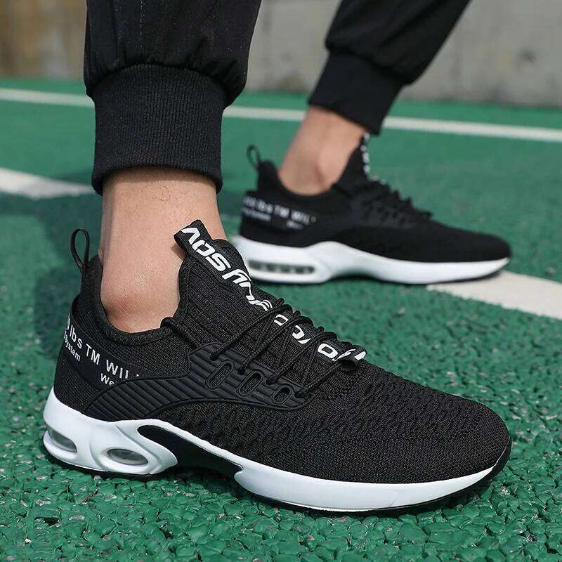 Summer Men's Running Man Designer Lightweight Mesh Sneaker Outdoor Non-slip Shock-absorbing High Quality Shoes Tenis Baixo