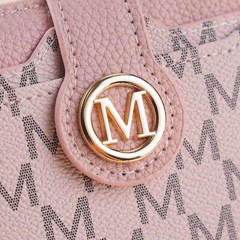 New Style Women's Wallet, Short, European and American PU High-end Coin Purse, Printed, Multi-card Slots, Small Wallet Y260206