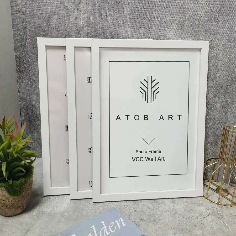 3Pcs Wooden Frames Picture Wall 10X15 15X20 20X25 A4 Frame Stand For Pictures Photo Decor Commemorative Gift S260205