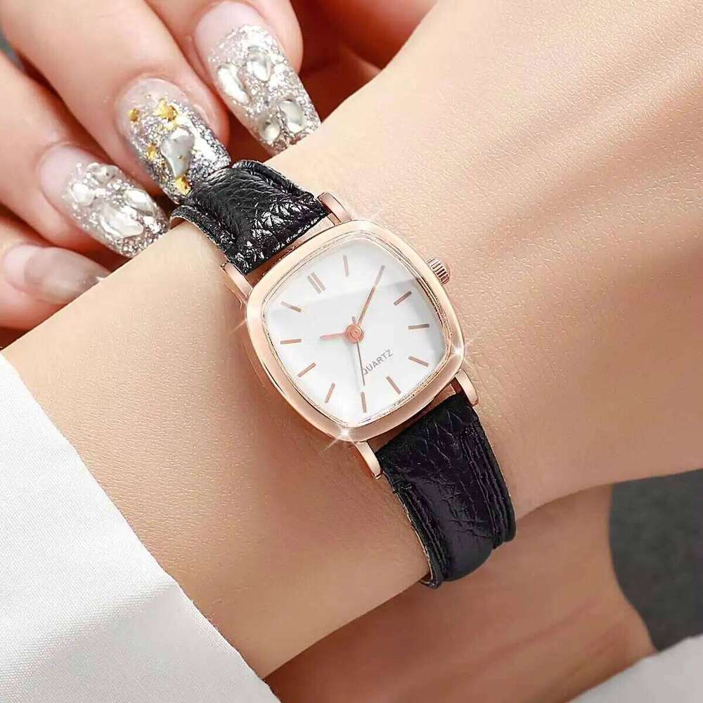 Fashion Small Dial Women Watches Simple Square Leather Strap Quartz Wristwatches Reloj MujerWithout Box Z260206