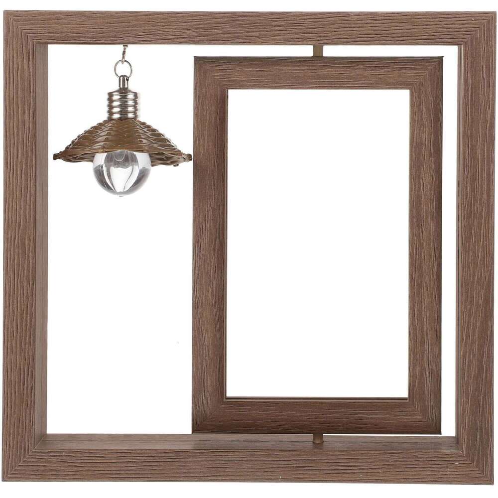 Rotate Photo Frame Office Picture Hanging Frames Modern Wooden Tabletop Holder Decor Lovers Home S260205