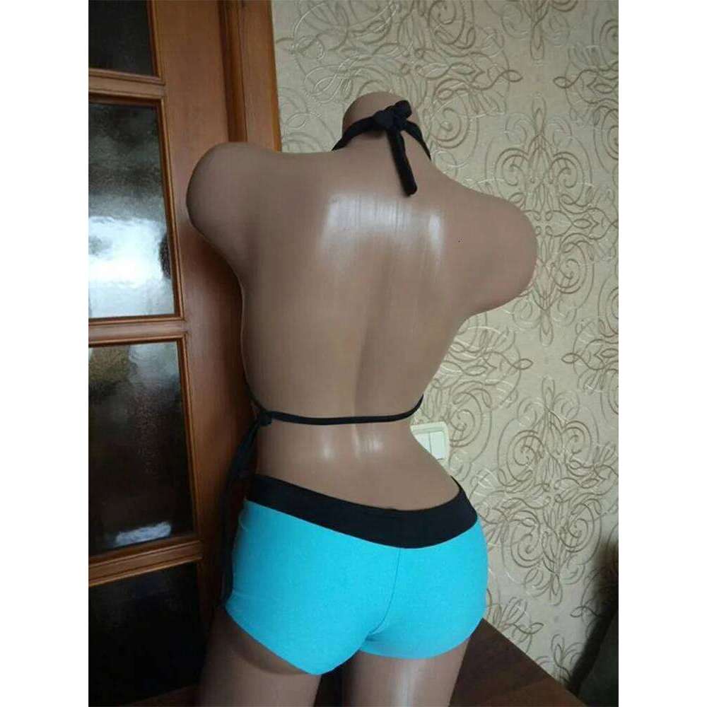 Vintage Flower print Cutie set Bikini 2000s Swimsuit Sexy Women Bathing Fashion Halter Strap Swimwear High Street Beach Female Z260206