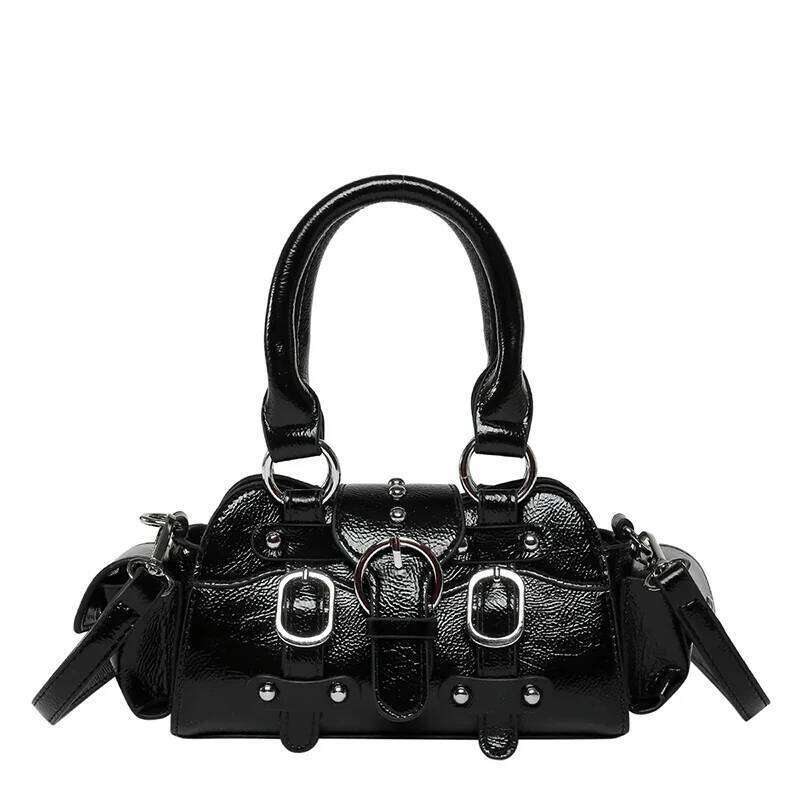 2026 New PU Square Shoulder & Crossbody Bags Solid Popularity Hot Trendy Stylish Design Y2K Style Handbags for Women Fashionable Y260205