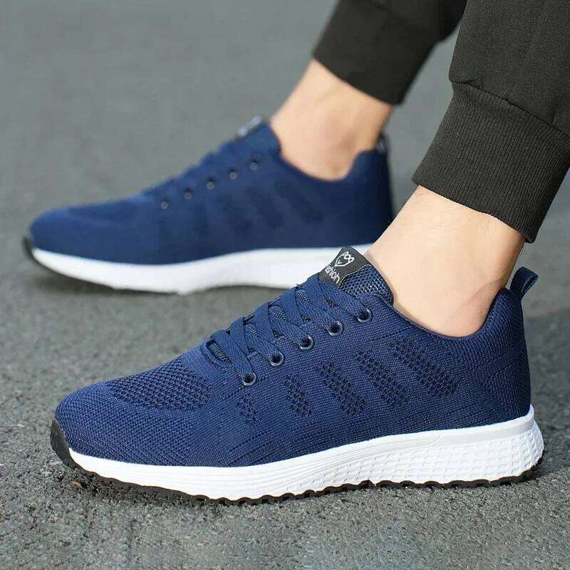 Hot Selling Running Comfortable Breathable Flat Summer Casual Fashionable Jogging Men's Tennis Shoes Sneakers