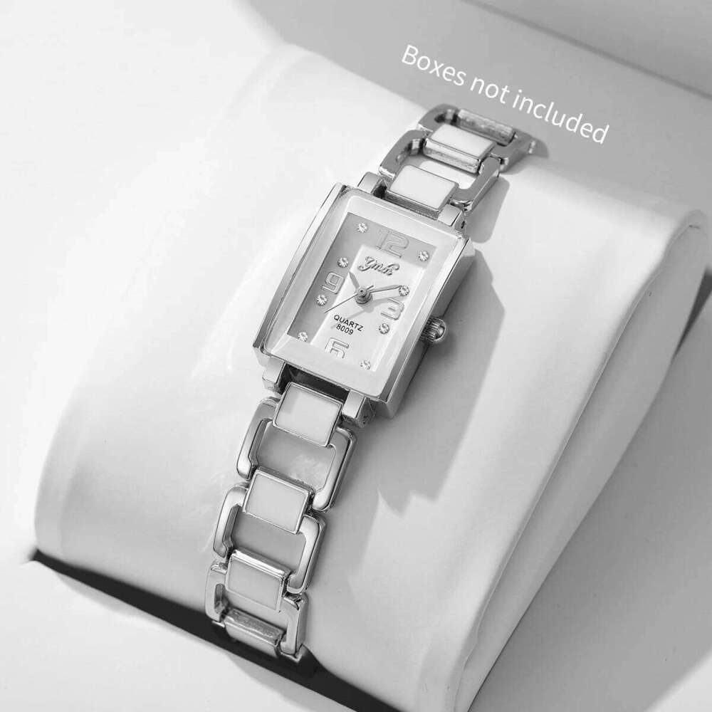 Fashion Square Arabic Dial Women Wrist Watch Ladies Alloy Strap Quartz Watches Reloj Mujer Girls Clock GiftWithout Box Z260206