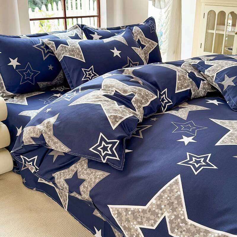 3pcs Brushed Bedding Pillowcase Set Skin Friendly Breathable Duvet Cover Pillowcases -FXGZ XJ260206