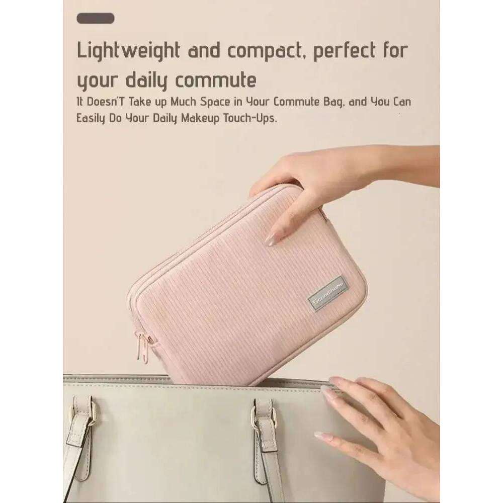 Travel Makeup Cosmetic Organizer Waterproof Toiletry Bag Large Capacity Clear Pocket Portable Storage for Women Y260206
