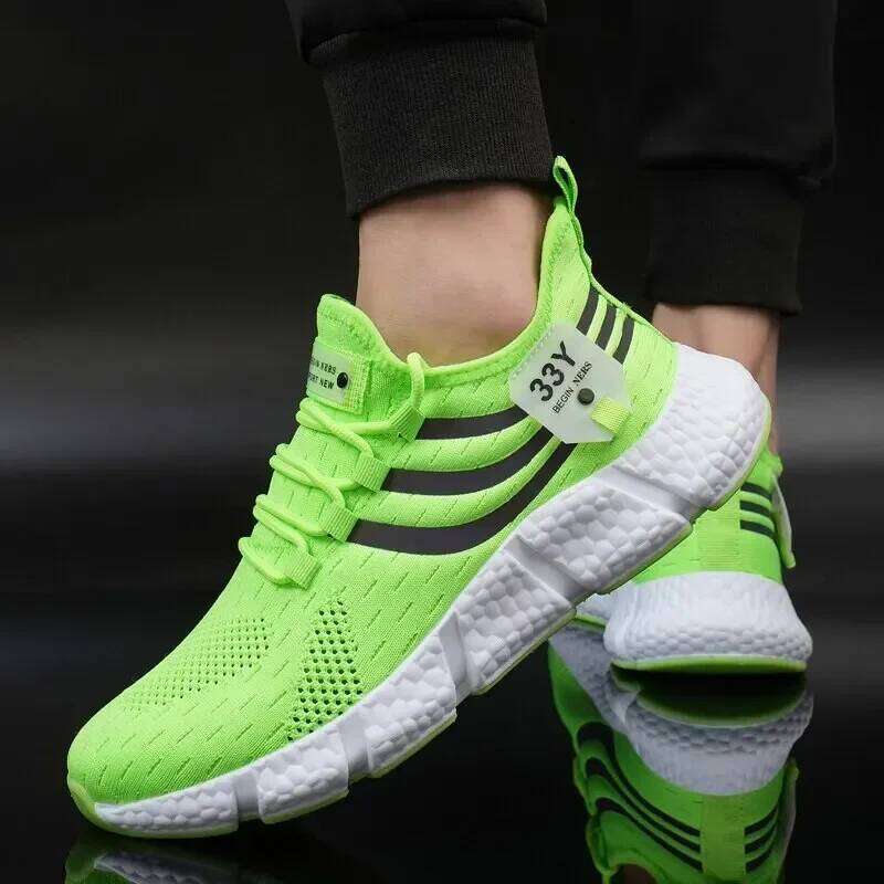 Men's Summer Mesh Sneakers - Lightweight Breathable Running Shoes Hot Weather Perfect for Sports and Casual Outfits