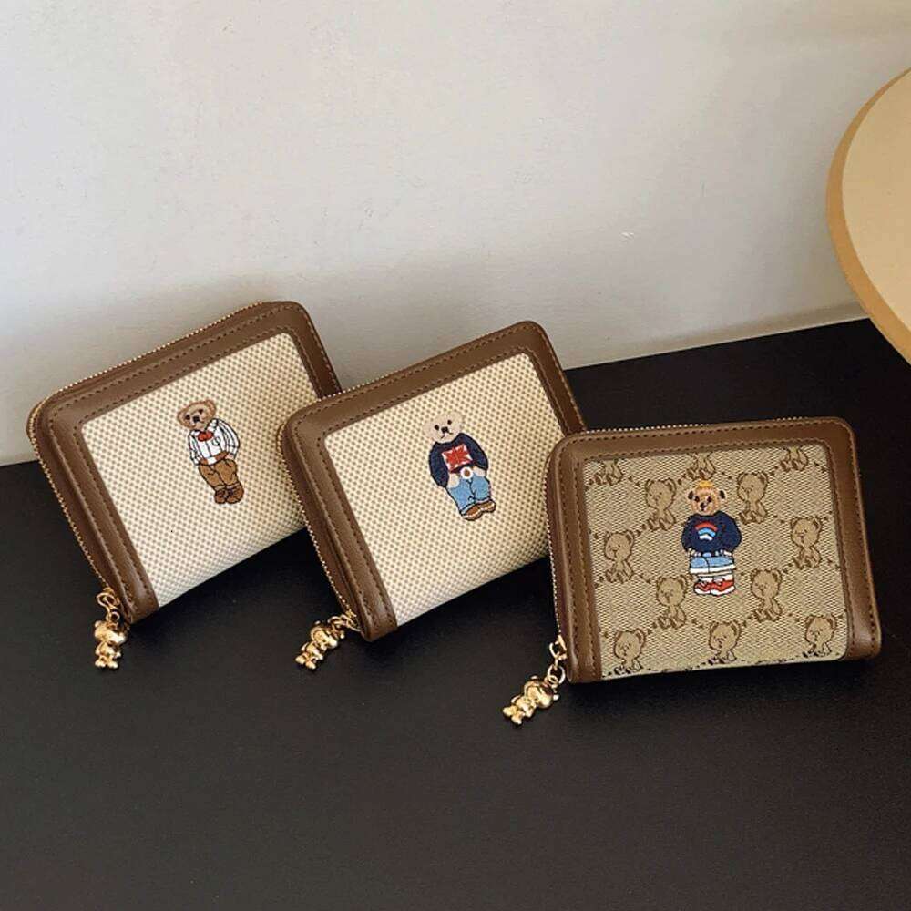 Beibaobao 2025 New Mini Cute Zero Cartoon Fashion Women's Wallet Multi slot Short Integrated Card Bag Y260206